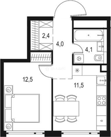 Купить квартиру в Москве. Вариант № 9511035, 0, площадь -  квм, цена 13500000 рублей