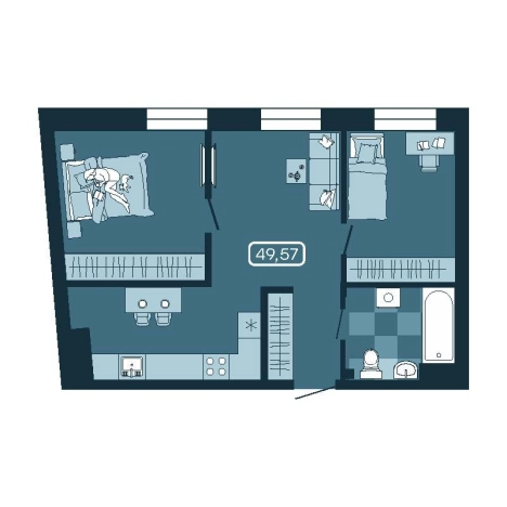 Купить трехкомнатную квартиру в районе Первомайский в Владивостоке. Вариант № 5548325, 0, площадь -  квм, цена 8369895 рублей
