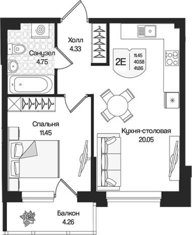 Купить квартиру у метро Парнас в Ленинградской области. Вариант № 9314082, 0, площадь -  квм, цена 9419186 рублей