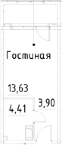 Купить Студию в новостройках на улице проспект Большевиков в Санкт-Петербурге. Вариант № 9327610, 0, площадь -  квм, цена 5019079 рублей