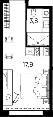 Купить квартиру в новостройках на улице проспект Стачек в Санкт-Петербурге. Вариант № 6228538, 0, площадь -  квм, цена 4871354 рублей