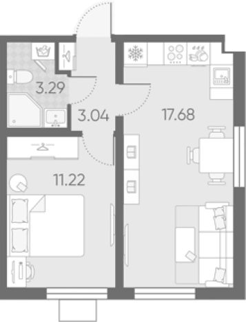 Купить квартиру на вторичке в ЖК Морская миля в Санкт-Петербурге. Вариант № 6890743, 0, площадь - квм, цена 10064330 рублей