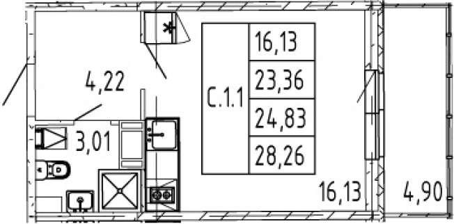 Купить квартиру в новостройках в Ленинградской области. Вариант № 88966, 0, площадь -  квм, цена 5647888 рублей
