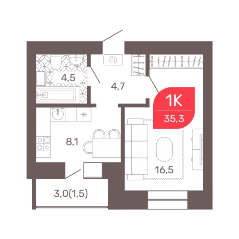 Купить квартиру в Чите. Вариант № 9315467, 0, площадь -  квм, цена 6001000 рублей