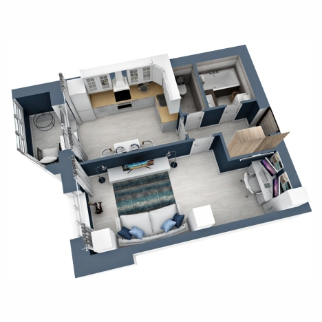 Купить квартиру в новостройках в ЖК "Свобода" в микрорайоне Славный в Коврове. Вариант № 146220, 6, площадь -  квм, цена 3953796 рублей