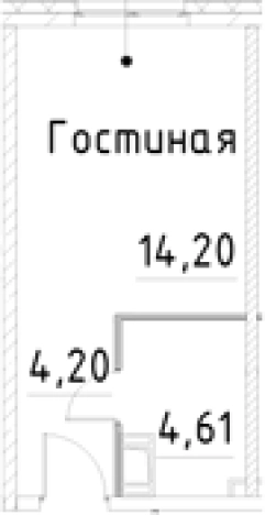 Купить Студию в новостройках на улице проспект Большевиков в Санкт-Петербурге. Вариант № 7596506, 0, площадь -  квм, цена 4994830 рублей