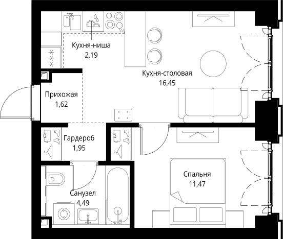 Купить квартиру у метро Мякинино в Москве. Вариант № 141651, 0, площадь -  квм, цена 22887877 рублей