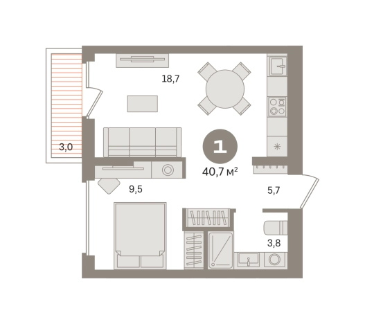 Купить квартиру в ЖК Первый квартал. Вторая очередь в Московской области. Вариант № 8529542, 0, площадь - квм, цена 7850000 рублей