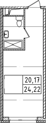Купить Студию у метро Ладожская в Санкт-Петербурге. Вариант № 8993569, 0, площадь -  квм, цена 6457924 рублей