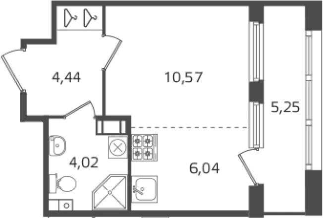 Купить Студию в ЖК Б15 в Санкт-Петербурге. Вариант № 6241666, 0, площадь -  квм, цена 9115452 рублей