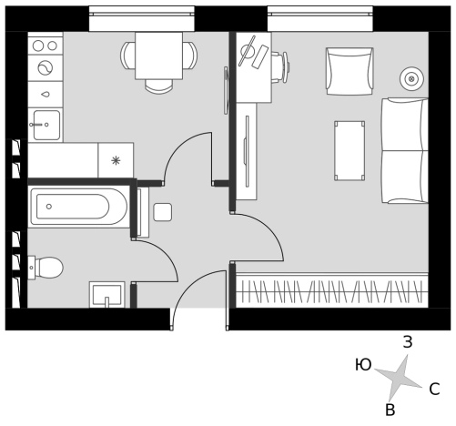Купить однокомнатную квартиру в Апрелевке. Вариант № 9891525, 0, площадь -  квм, цена 8444995 рублей