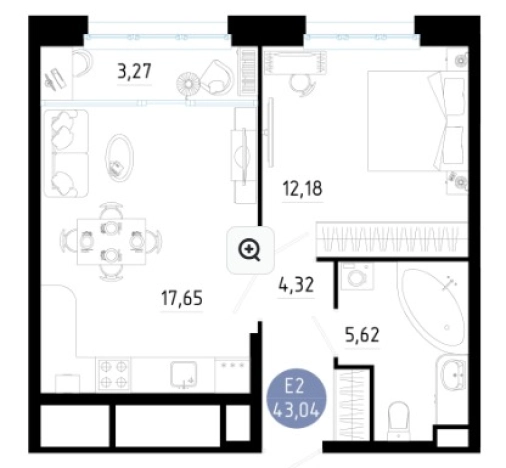Купить квартиру в новостройках на улице Птицеводов в Рязани. Вариант № 532743, 0, площадь -  квм, цена 5550869 рублей
