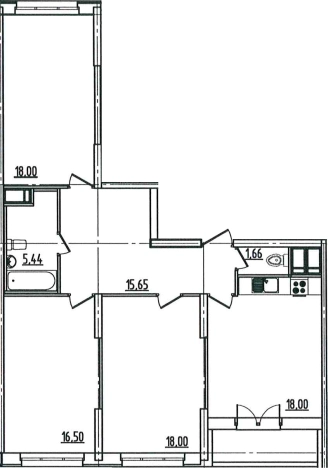 Купить многокомнатную квартиру на улице бульвар Головнина в Санкт-Петербурге. Вариант № 6476893, 0, площадь -  квм, цена 18297000 рублей