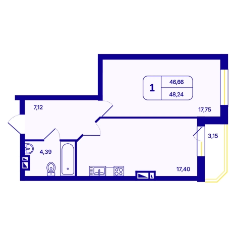Купить квартиру в районе Кировский в Новосибирске. Вариант № 10243022, 0, площадь -  квм, цена 7100000 рублей