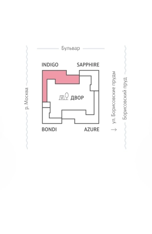 Купить квартиру в Москве. Вариант № 9590844, 2, площадь - квм, цена 19800000 рублей