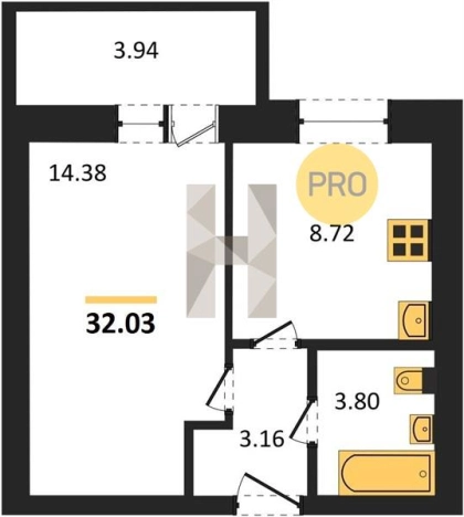 Купить однокомнатную квартиру на улице Карла Маркса в Ижевске. Вариант № 75152, 0, площадь -  квм, цена 3247842 рублей