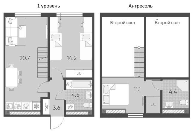 Купить двухкомнатную квартиру в новостройках в ЖК Пулково Lake в Санкт-Петербурге. Вариант № 7597284, 0, площадь -  квм, цена 15202336 рублей