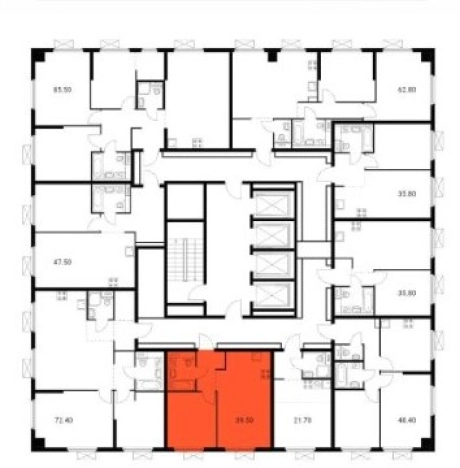 Купить квартиру в Москве. Вариант № 7661687, 1, площадь - квм, цена 16999000 рублей