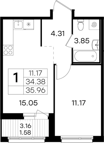 Купить двухкомнатную квартиру в ЖК GloraХ Парголово в Санкт-Петербурге. Вариант № 4807000, 0, площадь -  квм, цена 8699999 рублей