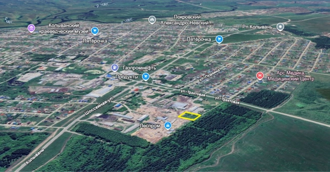 Купить земельный участок в Новосибирске. Вариант № 7773479, 2, площадь -  квм, цена 10000000 рублей