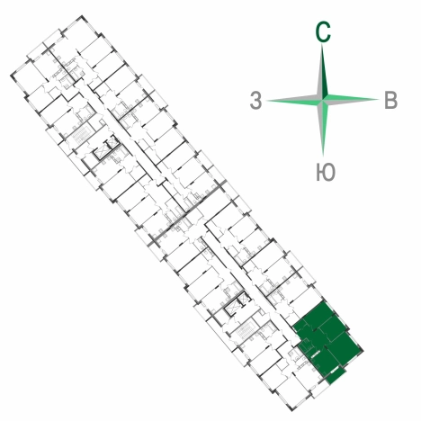 Купить квартиру в новостройках в ЖК "Чайковский" в Коврове. Вариант № 146462, 3, площадь -  квм, цена 7319350 рублей