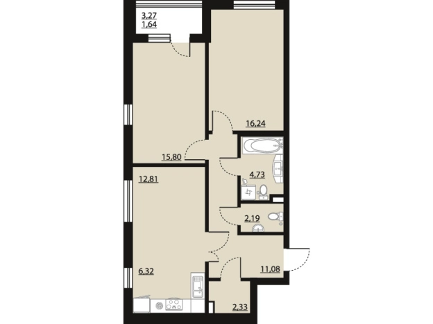 Купить квартиру в новостройках в ЖК Бунин в Воронеже. Вариант № 120362, 0, площадь -  квм, цена 10228668 рублей