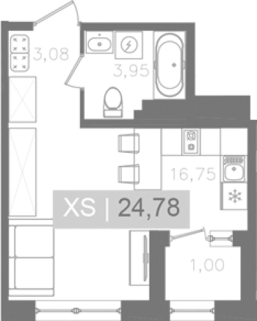 Купить Студию в ЖК ORO by Akvilon в Санкт-Петербурге. Вариант № 5567048, 0, площадь -  квм, цена 10157024 рублей