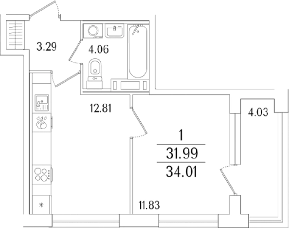 Купить двухкомнатную квартиру в районе Калининский в Санкт-Петербурге. Вариант № 6232688, 0, площадь -  квм, цена 11352514 рублей