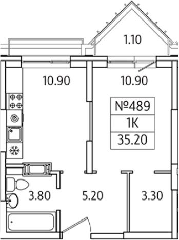 Купить квартиру в ЖК Видный Берег 2.0 в Московской области. Вариант № 129292, 0, площадь -  квм, цена 6316579 рублей