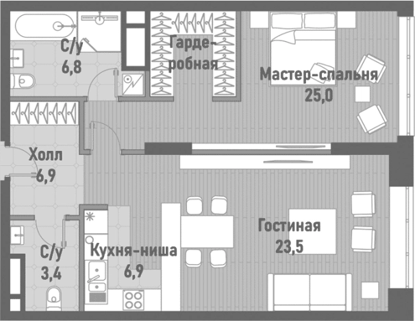Купить квартиру на улице Рубцовско-Дворцовая в Москве. Вариант № 203638, 0, площадь - квм, цена 49201763.0000 рублей