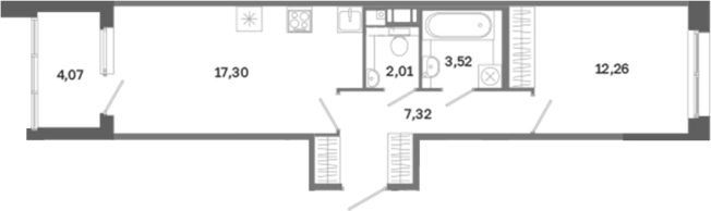 Купить квартиру в новостройках в ЖК Дом на Курской в Санкт-Петербурге. Вариант № 6260928, 0, площадь -  квм, цена 19695204 рублей