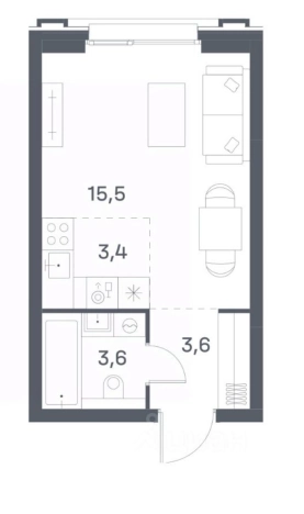 Купить квартиру в Москве. Вариант № 7807692, 0, площадь - квм, цена 15900000 рублей