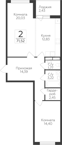 Купить квартиру в ЖК Финский квартал в Ленинградской области. Вариант № 9630343, 0, площадь -  квм, цена 8633894 рублей