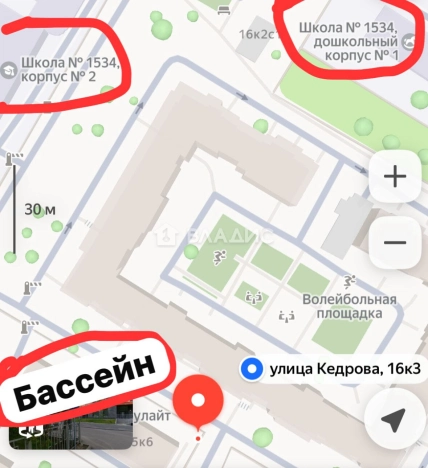 Купить квартиру в Москве. Вариант № 8687096, 32, площадь - квм, цена 27597600 рублей