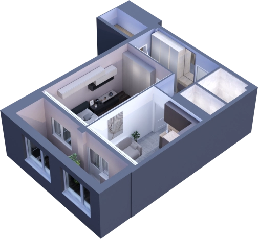 Купить квартиру в новостройках в Республике Татарстан (татарстан). Вариант № 141029, 1, площадь -  квм, цена 8958714 рублей