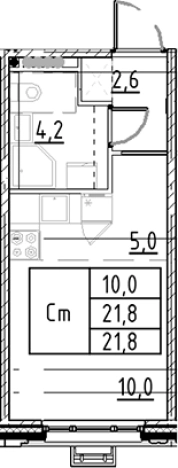 Купить квартиру в новостройках у метро Купчино в Санкт-Петербурге. Вариант № 7597328, 0, площадь -  квм, цена 5283426 рублей