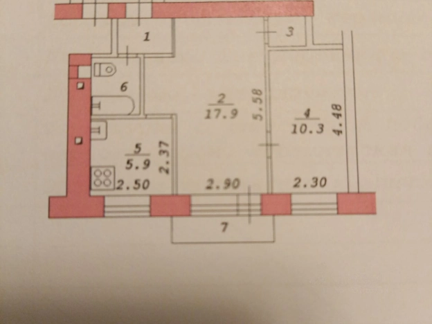 Снять квартиру в районе Калининский в Новосибирске. Вариант № 9152499, 7, площадь -  квм, цена 33000 рублей