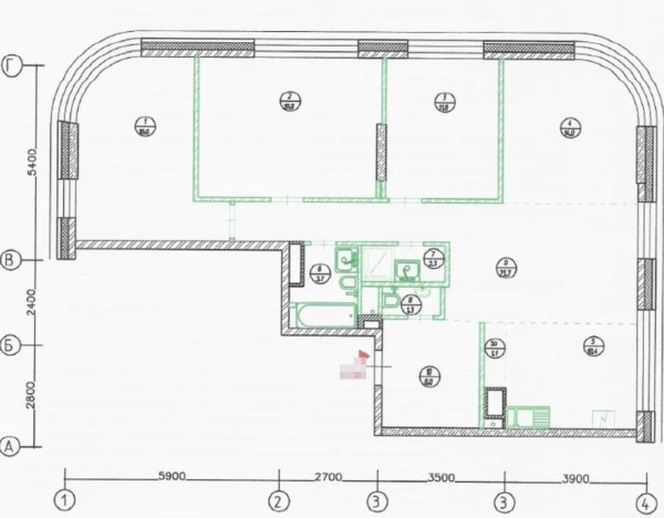 Купить квартиру в Москве. Вариант № 9863718, 19, площадь -  квм, цена 69200000 рублей