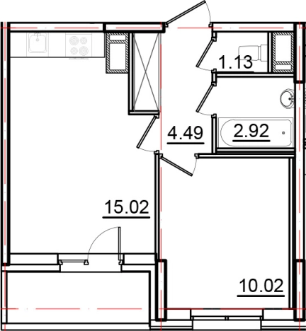 Купить двухкомнатную квартиру в ЖК Гавань Капитанов в Санкт-Петербурге. Вариант № 6476888, 0, площадь -  квм, цена 9230000 рублей