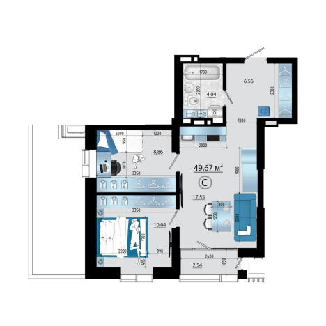 Купить трехкомнатную квартиру в районе Ленинский в Владивостоке. Вариант № 6701960, 0, площадь -  квм, цена 10480370 рублей