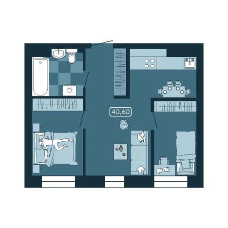 Купить двухкомнатную квартиру в новостройках в ЖК Соболь в Владивостоке. Вариант № 5460493, 0, площадь -  квм, цена 7281610 рублей