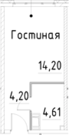 Купить Студию на улице проспект Большевиков в Санкт-Петербурге. Вариант № 7596479, 0, площадь -  квм, цена 4975271 рублей
