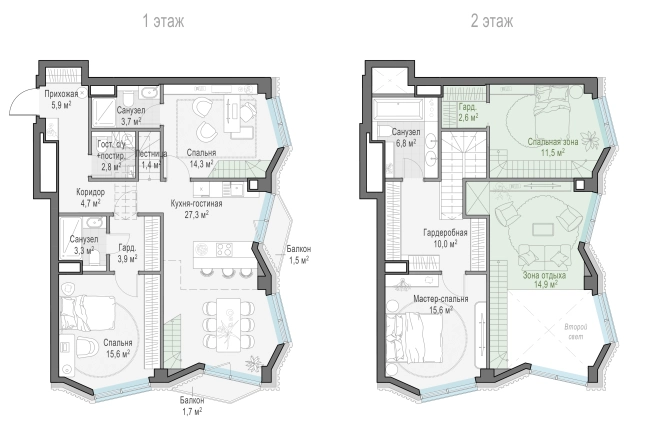 Купить квартиру в районе Пресненский в Москве. Вариант № 169169, 0, площадь - квм, цена 195170000 рублей