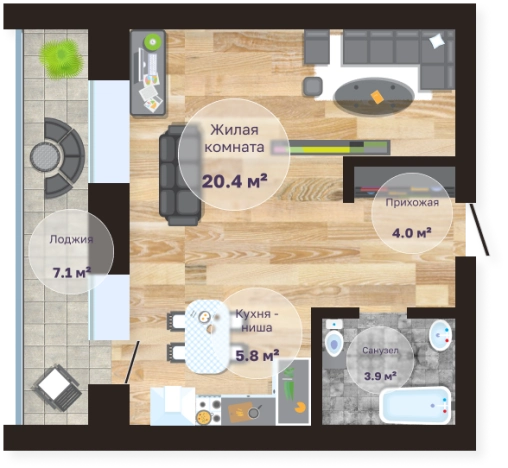 Купить квартиру на улице Кайдаловская в Чите. Вариант № 158197, 0, площадь -  квм, цена 7163000 рублей