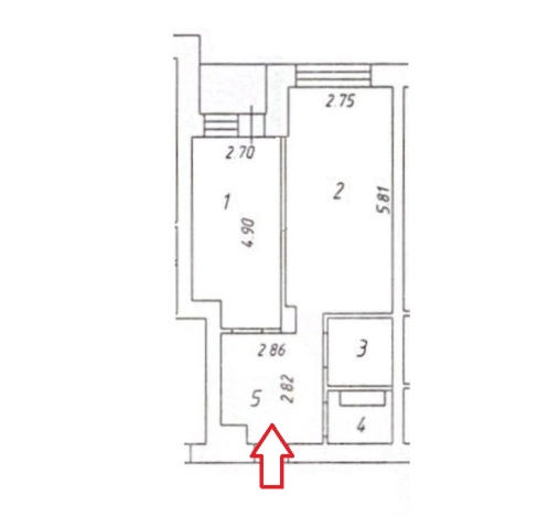 . Вариант № 790487, 3, площадь - 40.9 квм, цена 4200000 рублей