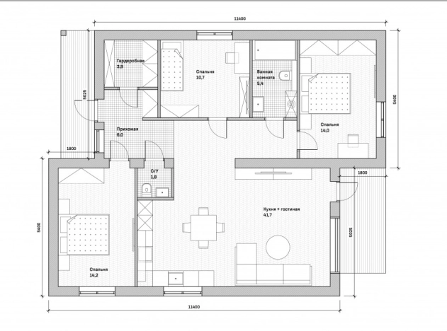 Купить дом в Багратионовске. Вариант № 11820, 8, площадь -  квм, цена 9500000 рублей