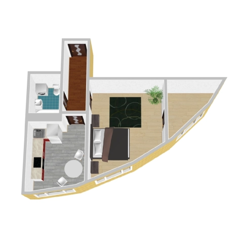 . Вариант № 977807, 0, площадь - 38.97 квм, цена 3312450 рублей