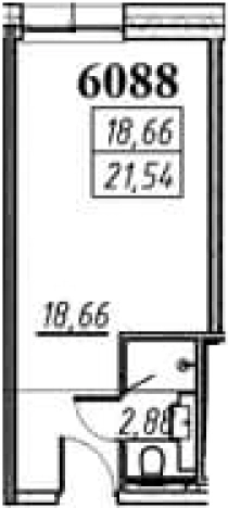 Купить Студию в ЖК Апарт-отель YE’S Primorsky в Санкт-Петербурге. Вариант № 6229811, 0, площадь -  квм, цена 6634320 рублей