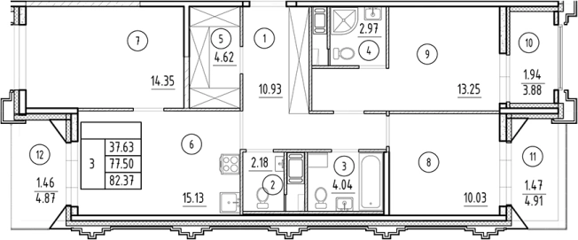 Купить квартиру в новостройках в ЖК Ассамблея в Санкт-Петербурге. Вариант № 6231515, 0, площадь -  квм, цена 38170258 рублей