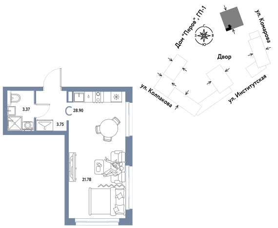 Купить квартиру в ЖК Страна.Парковая в Мытищах. Вариант № 10440377, 0, площадь -  квм, цена 12013333 рублей
